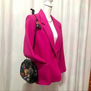 Vintage Russ Petites Magenta Blazer